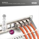 Digitus Keystone modulis DN-93615-24, 10 Gbit/s, 500 MHz, 1 ports, vairogots, bez instrumentiem, 24 gab.