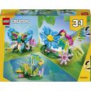 Lego Konstruktors 3in1 31384, 312 gab., dzīvnieki, kustīgi, pamatnes ar ziediem, dāvana bērniem