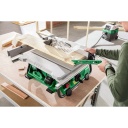 Bezvadu galda zāģis, HIKOKI, C3610DRJW4Z, 36 V, 254 mm, bezsuku motors, ātra bremzē&scaron;ana, liela darba virsma.