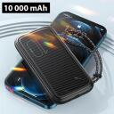 Usams Power Bank akumulators PB56 USA001155, 10000mAh, 2xUSB-A, 1xUSB-C, 5V, 2A, uzlādes indikators, multi-aizsardzība