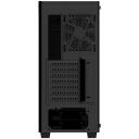 Gigabyte Korpus C200 GLASS GB-C200G, 2xUSB 3.0, 2x2.5"/2x3.5", juodas, PSU apačioje, RGB LED jungiklis