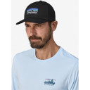 Patagonia cepure P-6 Logo Trucker Hat, Black, 0192964418721 PATAGONIA