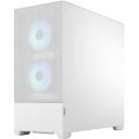 Fractal Design Arvutikorpus Pop Air FD-C-POR1A-01, ATX, Valge, 2xUSB 3.0, 4x2.5'', 3x3.5'', RGB, klaassiv k&uuml;lgpaneel