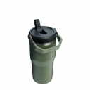 Termo puodelis su šiaudeliu Stanley The IceFlow Flip Straw 2.0 Tumbler 0,6 l – tamsiai žalias