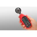 Uni-T Anemomeeter UT363, 0-30 m/s, &plusmn;(5% + 0.5), -10&deg;C kuni 50&deg;C, 0.1 m/s, 3x1.5V aku, 32x26 mm ekraan