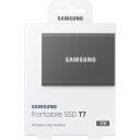 Samsung I&scaron;orinis SSD T7 MU-PC1T0T/WW 1TB, skaitymo greitis 1050 MB/s, ra&scaron;ymo greitis 1000 MB/s, USB Type-C, pilkas