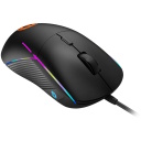 Проводная игровая мышь с RGB подсветкой 6 уровней DPI до 7200 DPI 6 программируемых кнопок USB Shadder GM-321 Чёрная CND-SGM321 CANYON