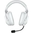 Logitech ausinės PRO X 2 LIGHTSPEED 981-001269 belaidės, Bluetooth, 20-20000 Hz, 30 m, 38 &Omega;, 50 mm, 1100 mAh, 345 g, balta