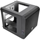 Thermaltake Core V1 MiniITX Korpus CA-1B8-00S1WN-00, 20cm, must, 2x2.5'' sisemised, 2x80mm taga, 2xUSB 3.0