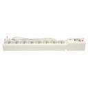 Lestar Pārsprieguma aizsargs LX 810 1966004079, 8 ligzdas, 1,5m, 230V, 10A, pelēks, slēdzis, aizsardzība pret pārslodzi
