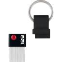 Emtec USB m&auml;lupulk ECMMD128GT103, 128GB, 180Mbps, 25Mbps, must/metalliline, USB 3.2, &uuml;li&otilde;huke