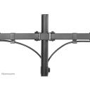Neomounts настольная подставка FPMA-D550DDBLACK, 10-32", 2 экрана, 8 кг, VESA 75x75/100x100, регулировка высоты, 0-180&deg; поворот