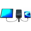 Port Connect ārējā USB-C akumulatora lampa 907003, 30000 mAh, 5 V, 2 x USB-A, Li-Poly, ātrā uzlāde, LCD displejs