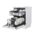 Candy Dishwasher | CF 5C4F0PW | Free standing | Width 59.7 cm | Number of place settings 15 | Number of programs 8 | Energy efficiency class C | Display | AquaStop function | White