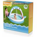 Bestway Vaikų baseinas Sharktastic 7352137, 163 x 127 x 92 cm, 130 l, PVC, vandens purk&scaron;tuvas, remonto pleistras