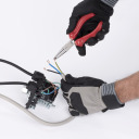 Круглые плоскогубцы 150mm, KREATOR KRT605002, Макс. емкость челюсти: 40 мм, Глубина челюсти: 53 мм