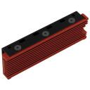 Axagon SSD jahuti M.2 CLR-M2, 76 x 24 x 10 mm, punane, 3 soojusjuhtivad padjad, paigaldusmaterjal, kruvikeeraja