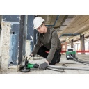 Betona slīpma&scaron;īna, HIKOKI, GM13YWSZ, 1900 W, 125 mm, mainīgs ātrums, viegla konstrukcija, efektīva putekļu izsūknē&scaron;ana