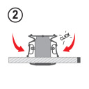 Flīžu līmeņa sistēma 6-9mm, VOREL, 04677, 100 klipi