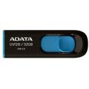Adata USB флеш-накопитель AUV128-128G-RBE 128 ГБ, USB 3.2 Gen 1, Скорость чтения 90 МБ/с, Скорость записи 40 МБ/с, Черный, Синий