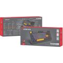 Genesis THOR 230 TKL klaviatūra NKG-2082, 87 taustiņi, Outemu Red, RGB, USB, 25 apgaismojuma režīmi, klusināts
