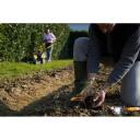 STIGA Transplanter Trowel pārstādī&scaron;anas lāpstiņa sēklu sē&scaron;anai un stādu pārstādī&scaron;anai nerūsējo&scaron;ais tērauds ergonomisks rokturis 2H1410001/ST1