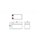 Green Cell Аккумулятор AGM41, 12V, 1.3Ah, 0.53кг, 1 шт.
