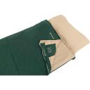 Outwell Magamiskott Contour Prime Green 230484, 220 x 85 cm, -13 kuni 16 &deg;C, 2-suunaline L-kujuline avatud l&otilde;pp automaatse lukuga