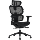 Gaming and office chair with breathable mesh fabric 3D adjustable armrests 90&deg;&ndash;120&deg; recline head and lumbar support up to 136 kg Ventra MOCH01 Black CNS-MOCH01 CANYON