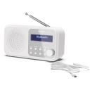 Sharp Tokyo kaasaskantav digitaalne raadio DR-P420(WH), DAB/DAB+/FM, Bluetooth 5.0, 4 x AA aku, valge