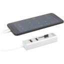 Digitus USB Type-C OTG 3-Port HUB un kar&scaron;u lasītājs DA-70243, 3xUSB 2.0, 480 Mbit/s, balts