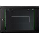 Digitus Rack Kaste DN-19 07-U-EC-SW, 38.9 x 60 x 45 cm, 7U, melna, priek&scaron;ējais atslēgas slēdzis