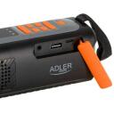 Adler AD 1920 h&auml;daolukorra raadio, 4500 mAh, must, AM, FM, SW, Bluetooth, taskulamp, USB C laadimine