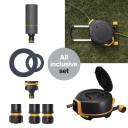 Ūdens ratiņi X-Series™ Waterwheel XL, 1067548, 27 m, 13 mm, melni-oranži