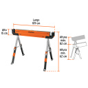 Griešanas statīvs maks. 600 kg MT-590 TRUPER