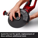 Bezvadu leņķa slīpma&scaron;īna AXXIO 36/230 Q, EINHELL, 4431160, 2200 W, 70 mm grie&scaron;anas dziļums, bezsuku motors, ergonomisks dizains