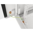 Lanberg Seinale kinnitatav rack WF01-6612-10S, 600x600mm, 12U, max. 60kg, IP20, klaasuks, 4 vertikaalset riba
