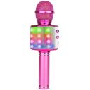 Manta Karaoke mikrofonas MIC21-PKL, 5W, Bluetooth 5.0, micro SD, AUX-in, USB, 240g