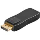 Goobay DisplayPort/HDMI adapteris 51719, 1.00g, DP uz HDMI, 20 pin DisplayPort, 19 pin HDMI, bloķējo&scaron;s savienotājs