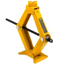 Žirklinis hidraulinis domkratas 2 t 120–395 mm tvirtas greito veikimo su gumine pagalvė saugos vožtuvas T10202-GS JCB