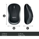 Logitech USB optiline hiir M185 910-002238, 1000DPI, 2 nuppu, 1 AA aku, Nano vastuv&otilde;tja, v&auml;rv: hall