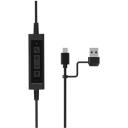 Port Connect austiņas PRO ON'R 300 912001, 32 &Omega;, 20-20k Hz, melna, trok&scaron;ņu slāpē&scaron;ana, stereo, vadu