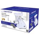 Esperanza Gaļas maļamā ma&scaron;īna EKM031, 2200 W, 230 V, 50 Hz, 3 diski (2,7mm, 4mm, 8mm), pretslīdīgi gumijas spilventiņi