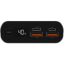 Navitel Power Bank PWR20 AL Silver, 20000mAh, 3.7V, 22.5W, USB-C 5V 2.6A, 9V 2A, 12V 1.5A, Micro USB 5V 2A
