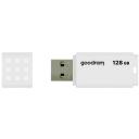 Goodram Pendrive UME2 128GB USB 2.0 UME2-1280W0R11, 128GB, 20MB/s, 5MB/s, baltas, USB 2.0, palaiko Linux, Mac OS, Windows 2000