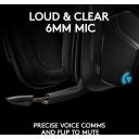 Logitech K&otilde;rvaklapid G935/981-000744 50 mm, 20 - 20000 Hz, 20 m, 6 mm mikrofon, RGB valgustus, DTS 7.1, traadita