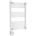 Electric bathroom radiator with LED display, 600 W power, and IP24 protection AD 7824 White Adler