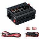 Manta MPI500M keitiklis, 500W, 1000W, 12V arba 24V į 230V, USB DC 5V 2.1A, modifikuota sinusinė banga, apsauga