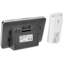 Ilmajaam RCC 2MEASURE 170605 elektrooniline, juhtmevaba, valgustusega, sensor, must