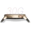 Stelio Sporta viedpulkstenis STSWA101GD, 1.43'', 466 &times; 466 px, GPS, Bluetooth, 400 mAh, 3 ATM, alumīnijs
